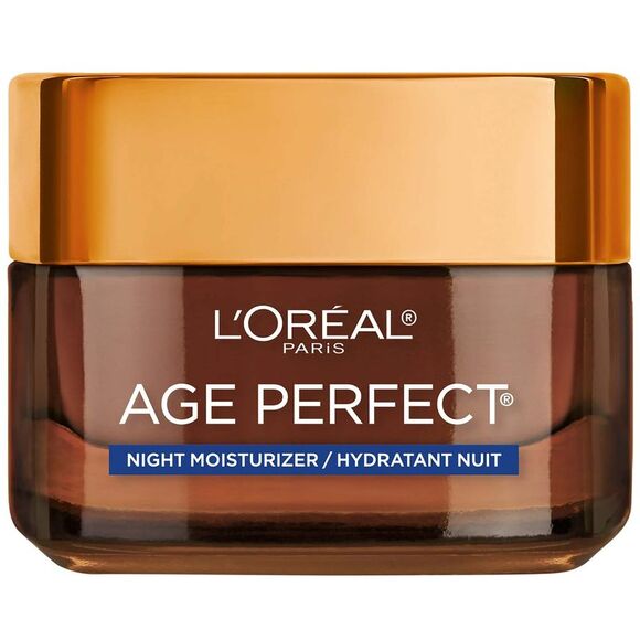L'Oreal Paris Age Perfect Hydra Nutrition Honey Night Balm Paraben Free - Picture 1 of 4